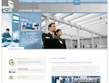 Tablet Screenshot of corriererosa.it
